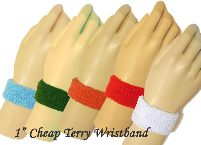 1inch cheap wristbands