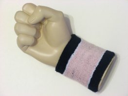 Black light pink black 2color wristband sweatband
