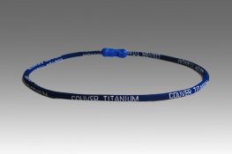 Blue Titanium Germanium Far-infrared Power Necklace