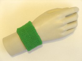 Bright green cheap youth terry wristband
