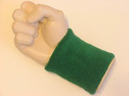 Green wristband sweatband for sports