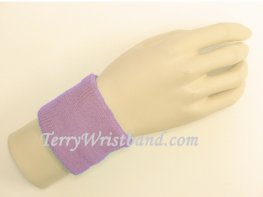 Lavender 2.5INCH/Youth Terry Wristband