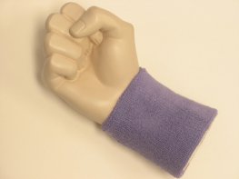 Lavender wristband sweatband terry for sports