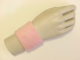 Light pink youth wristband sweatband