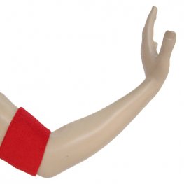 Red Terry Athletic armband for sports
