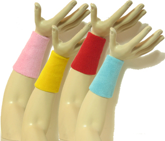 6 inch long wristband sweatband