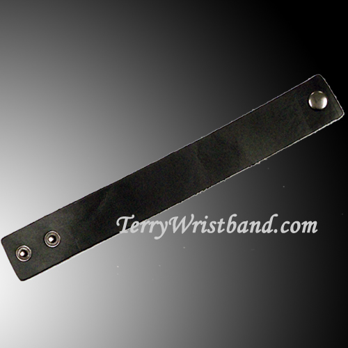 Black Leather Bracelet for Men 1.5IN Width 9IN Height