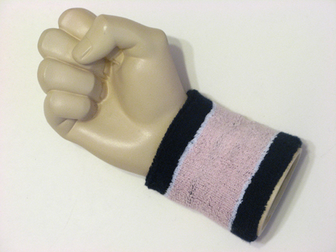 Black light pink black 2color wristband sweatband - Click Image to Close