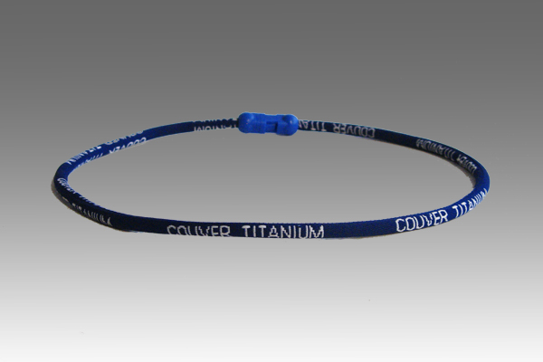 Blue Titanium Germanium Far-infrared Power Necklace - Click Image to Close