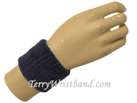 Dark purple cheap youth terry wristband - Click Image to Close