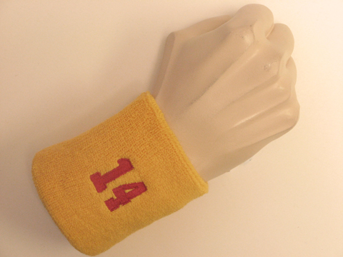 golden_yellow_wristband_sweatband_with_number_14.jpg