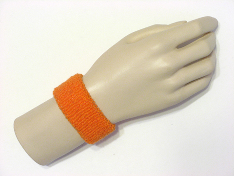 Light orange cheap kids terry wristband, 1 Piece - Click Image to Close