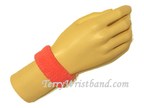 Pink cheap kids terry wristband - Click Image to Close