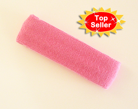 Pink Terry Head Band - Click Image to Close