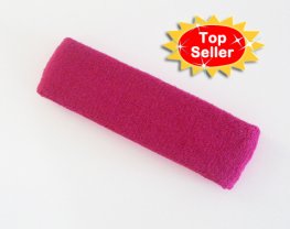 Hot Pink Terry Head Band